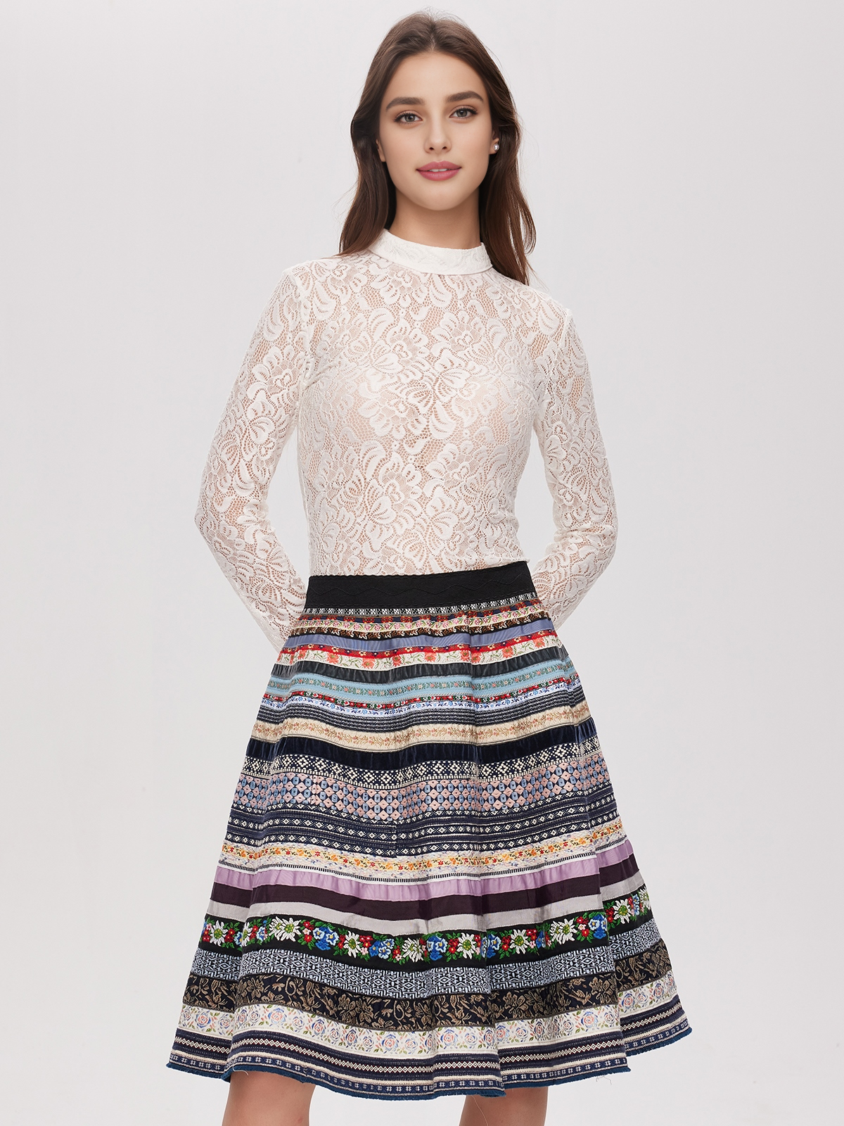 Modernes Dirndl in Blau