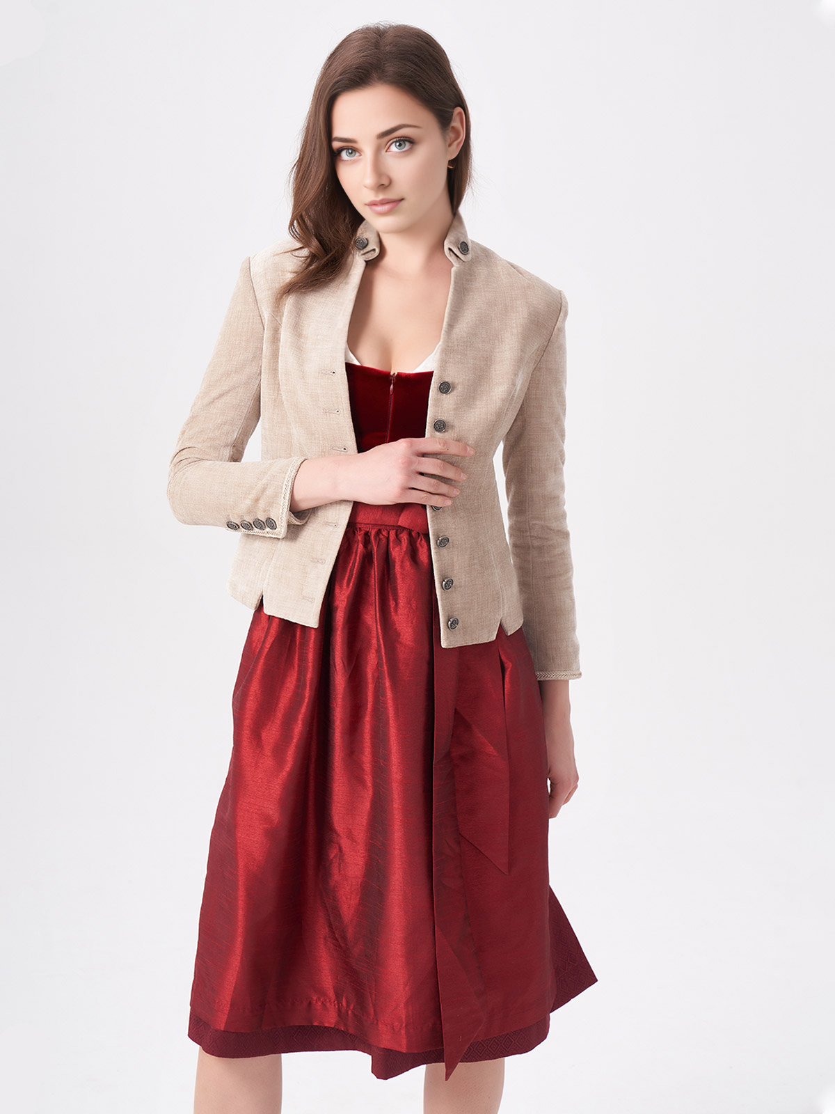 Dirndl Lila Samt