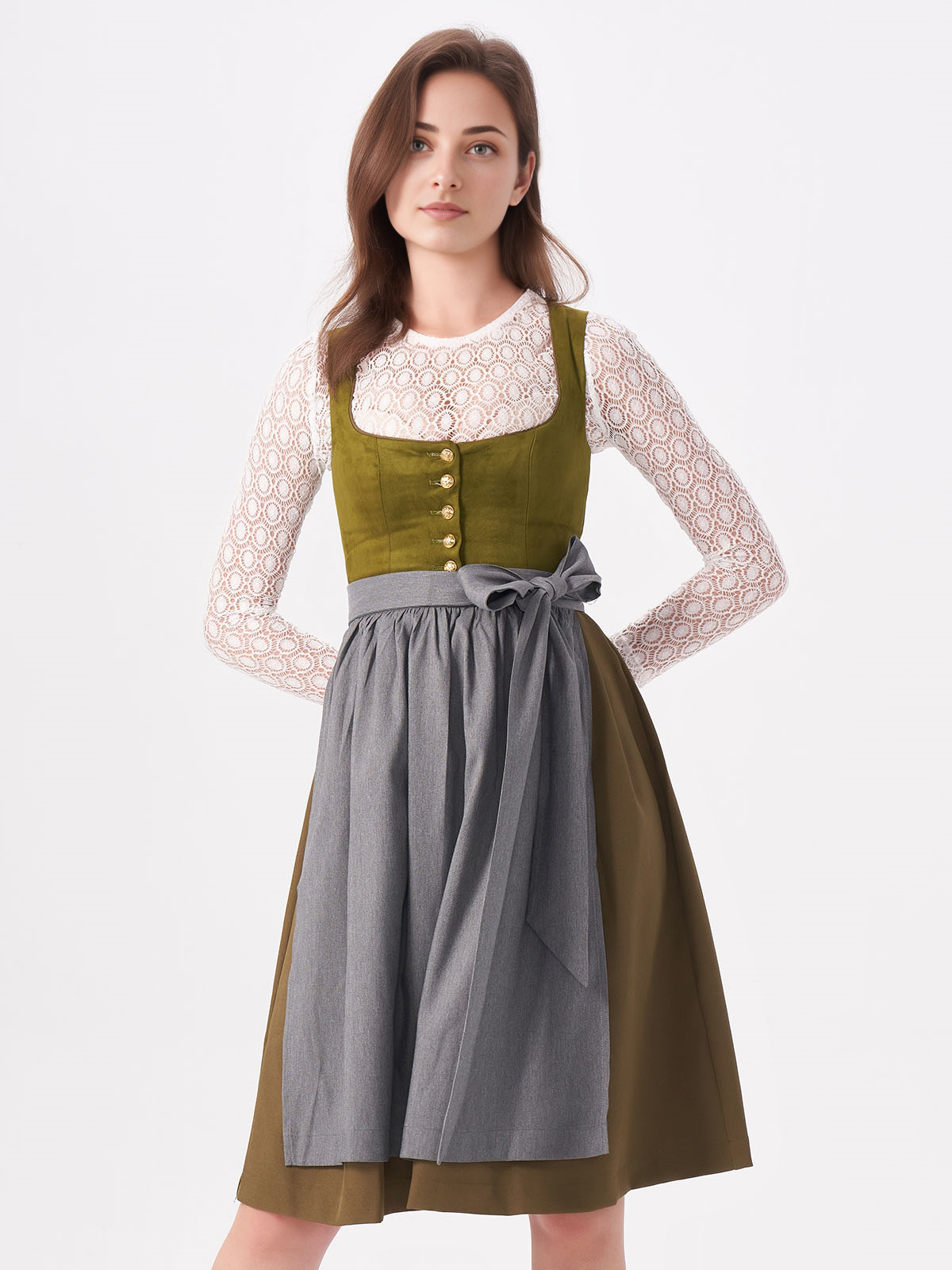 Dirndl mit Miederhaken – perfekte Passform